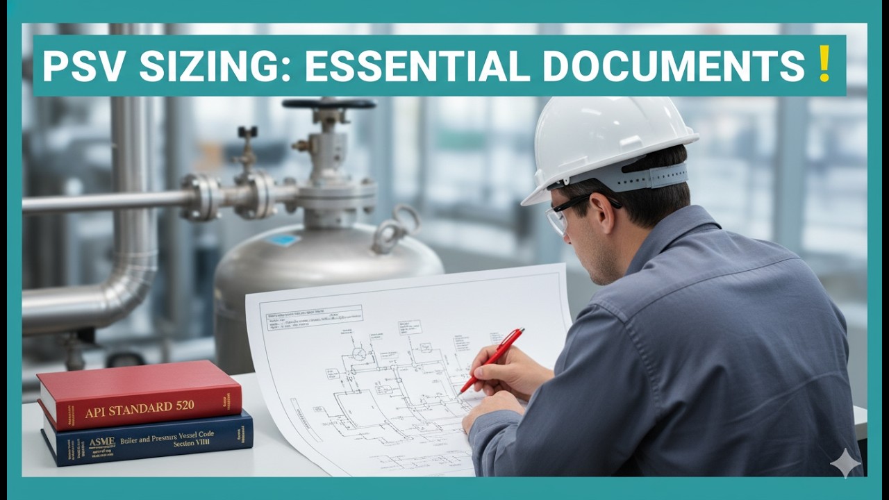 STOP! The 4 Essential Documents You Need Before PSV Sizing - YouTube