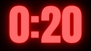 Loud Scary 20 Second Timer With Jeopardy Think Music But Distorted Loud Photosensitive Warning