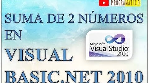 Suma de dos números en Visual Basic.Net