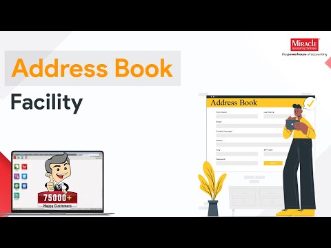 Address Book Facility in Miracle Accounting Software