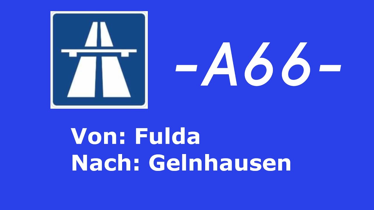 Zeitraffer Autobahn | A7 von Fulda nach Gelnhausen