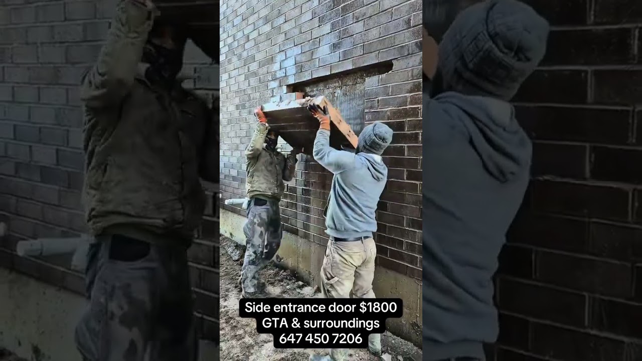 We install this side entrance door in Vaughan,Ontario. contact us for side entrance or egress window