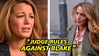 Blake Lively BREAKS DOWN In TEARS After Judge DELIVERS Shocking Final Verdict Against Her!