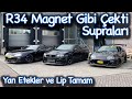 R34 GT-R&#39; a Yan Eteklerini ve Motor Korumasını Takıyoruz, Kırık Yeri Yapıyoruz | Japonic