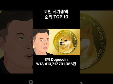 코인 시가총액 순위 TOP 10 