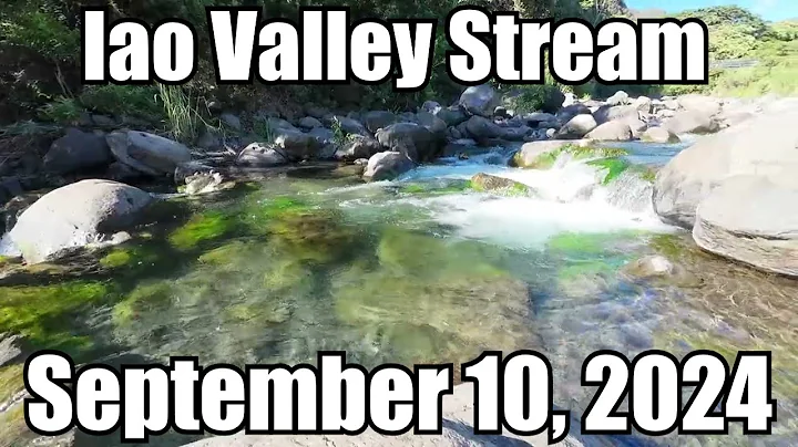 Iao River Water Stream - Maui, Hawaii