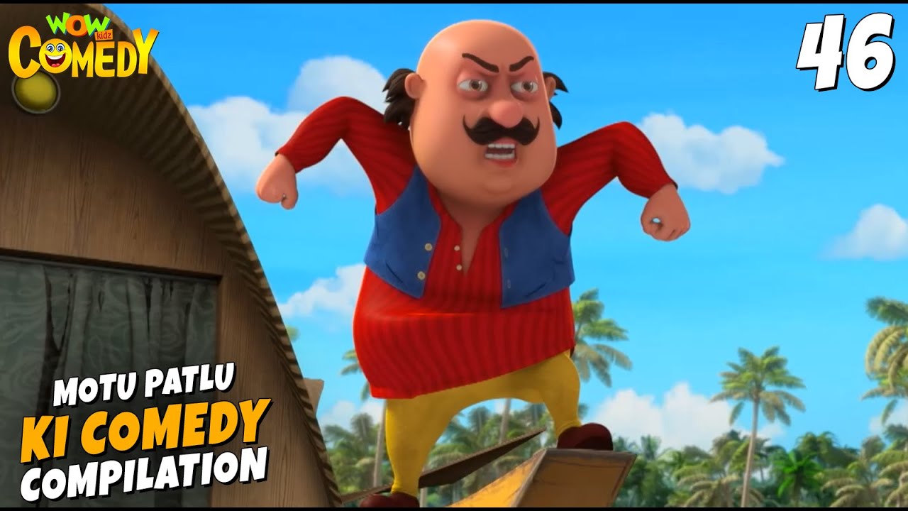 Motu Patlu Ki Comedy | season 13 Compilation | 46 | Cartoons for Kids | Wow Kidz Comedy
