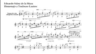 E. Sainz de la Maza. Homenaje a Toulouse Lautrec