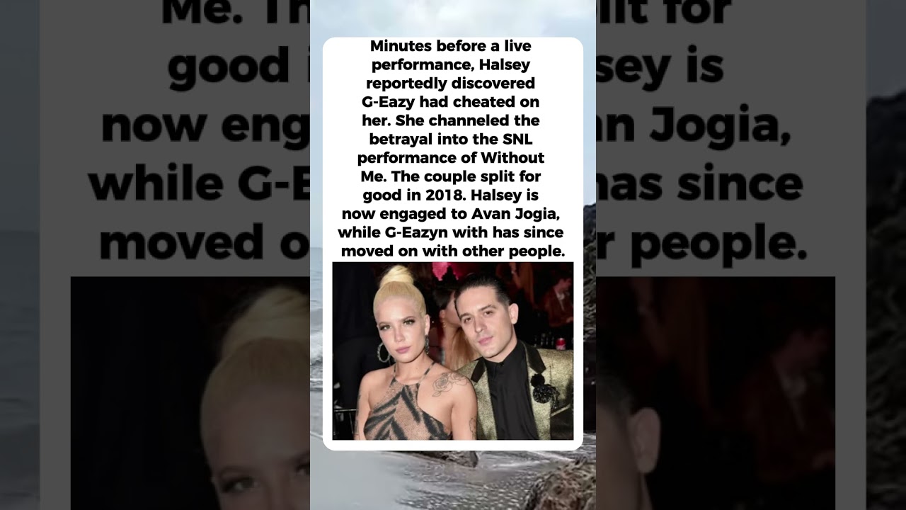 Halsey Turned Pain Into Art 🎤#shorts #Halsey #GEazy #relationship #marriage #dating #couple Halsey Turned Pain Into Art 🎤#shorts #Halsey #GEazy #relationship #marriage #dating #couple