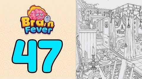 Brain Fever Puzzle Game Level 47 Find 10 Cats