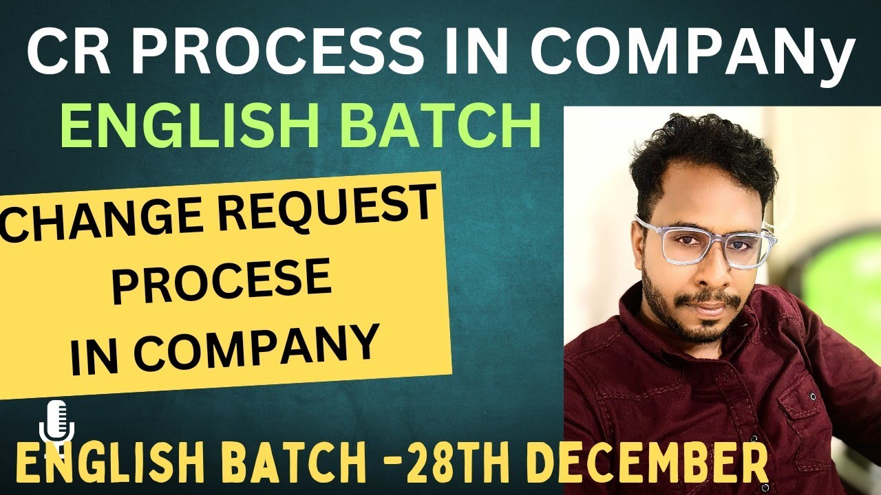 CR Process In Real Time-SAP Change Request Process#SAP FICO Class#SAP ...