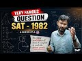 The Controversial 1982 SAT Circle Question That Shocked Everyone! | Pandey Sir 