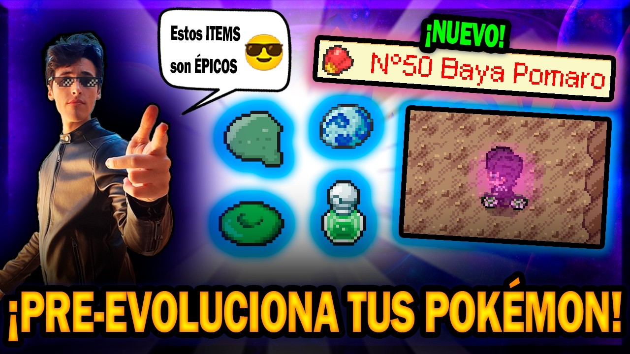 ✅ POKÉMON RELOADED 1.8.5 - 68 Bayas, modifica tus pokémon, SHINYS,  RAROS (colonias) ¡Y más!