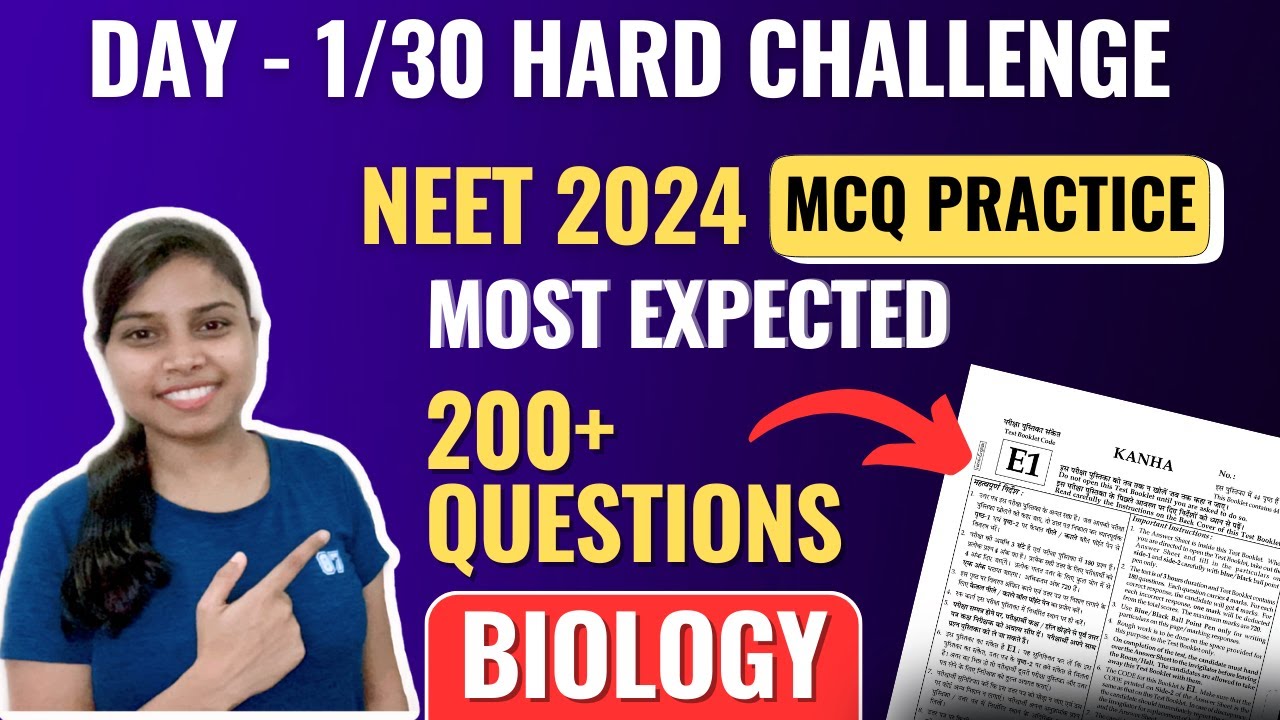 NEET Biology Most Expected Questions 2024 | Biology Full syllabus ...