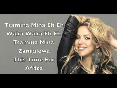 Shakira-Waka Waka (This time for Africa) Lyrics