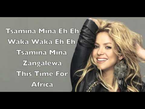 Shakira-Waka Waka Lyrics