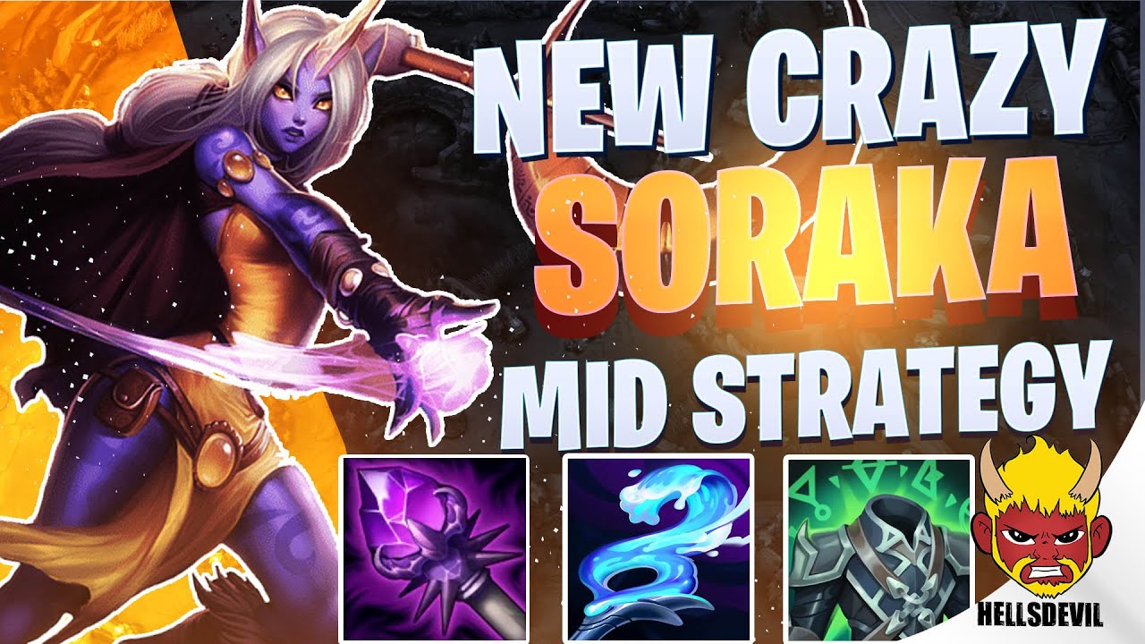 WILD RIFT | *NEW* CRAZY SORAKA MID STRATEGY! | Challenger Soraka ...