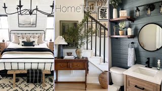 HomeTours 💓 Elegant Shabby chic farmhouse decorating ideas with Vintage-Rustic elegance #shabbychic