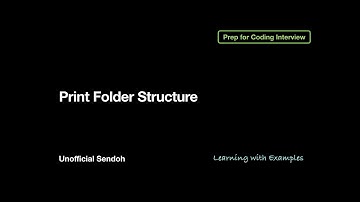[Software Engineering Series] Print Folder Structure