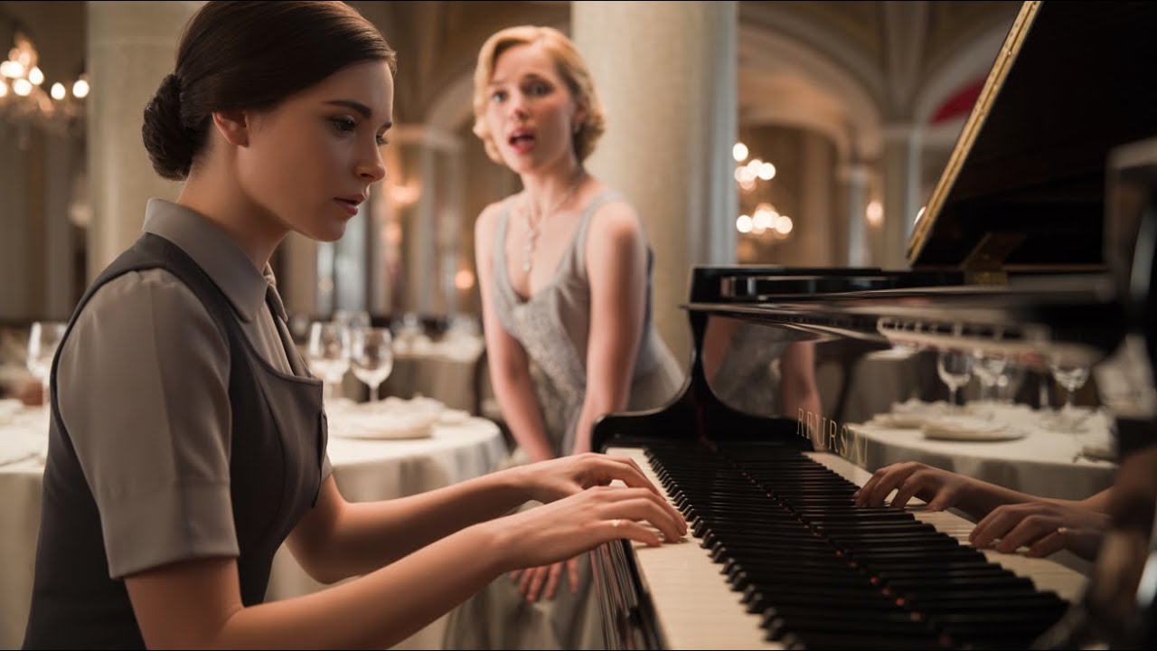 Heiress OVERHEARS Waitress’s Secret Piano… What Happens Next SHOCKS Everyone!