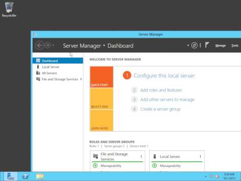 Windows Server 2012 Tutorial Video: Remote Management WinRM