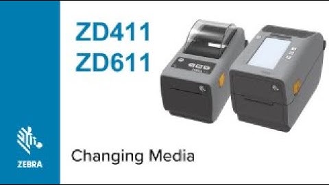 Zebra ZD411T Changing Media