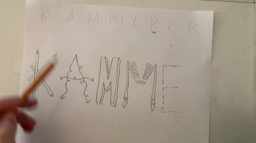 Drawing Challenge #8: Crazy Letters Name