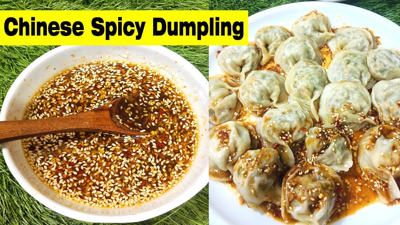 Chinese Spicy Dumpling 🥟 l authentic chili oil Dumpling Recipe