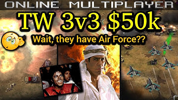 Twilight Flame 3v3 $50k - Demolition General - Pro Rules | C&C Generals Zero Hour | No Commentary