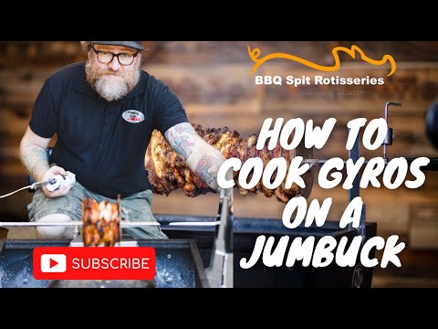 Traditional Greek Chicken Gyros on a Jumbuck Spit