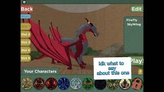 All my wings of fire Roblox OC