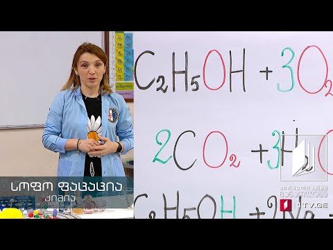 ქიმია, XI კლასი - სპირტები #ტელესკოლა