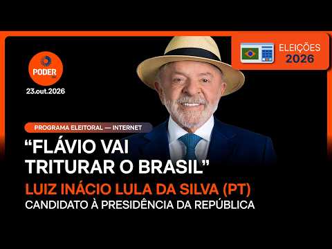 “Flávio vai triturar o Brasil”, diz Lula