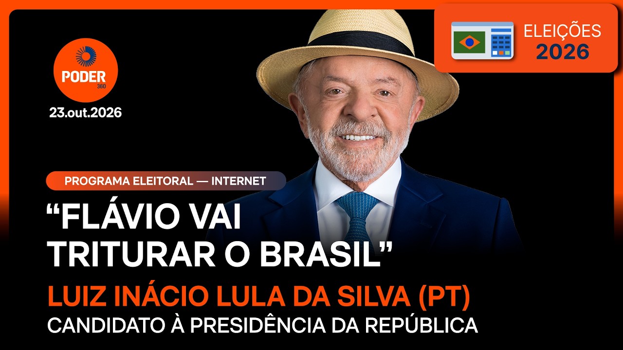“Flávio vai triturar o Brasil”, diz Lula
