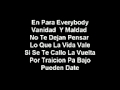 Mozart la Para En Para Everybody (Letra)