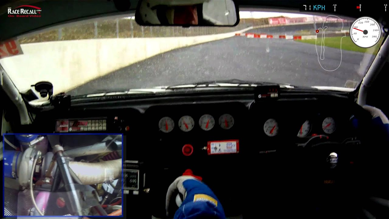 Rally Calder 2012 - Ford RS200 - On Board Video & Data - Turbo View