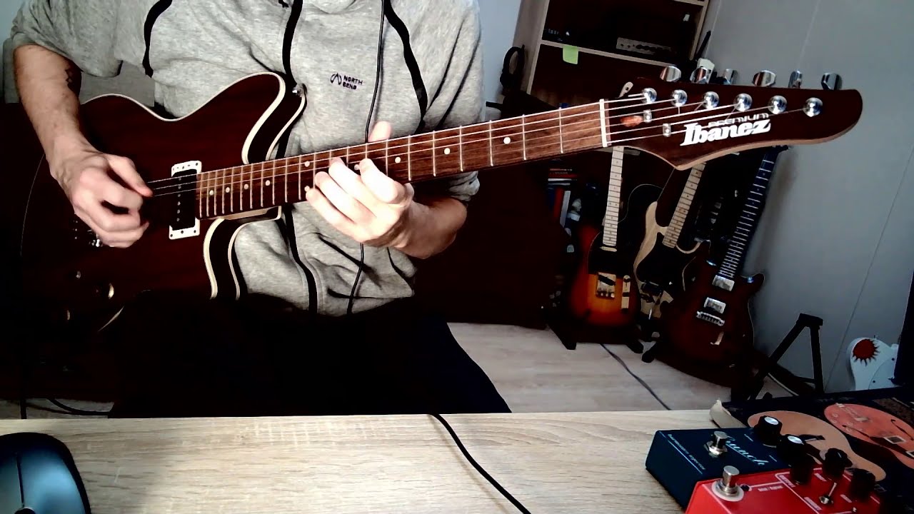 Autumn fusion on Ibanez Roadcore RC720 with P-Rails, Udaloff T-324 and AMT Bricks F-clean