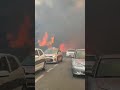 اسرائيل بتولع لحظة هروب رجال الإطفاء والشرطة من النيران 