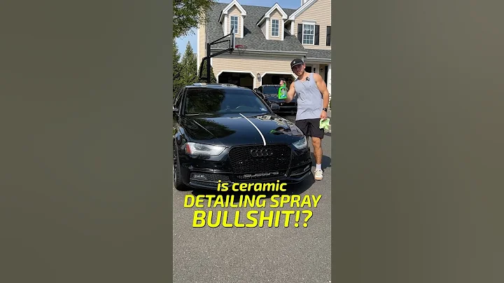 Does Meguiar’s Ceramic Spray Actually Work? Hydrophobic Paint Test on My Audi A4 🏎️🧽