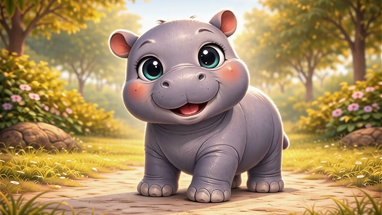 🦛 HIPPO HIPPO PLATSCH PLATSCH | FRÖHLICHES KINDERLIED 🎶