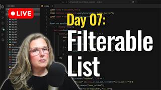 Build a Filterable List with HTML + JavaScript (No Frameworks) Day 07