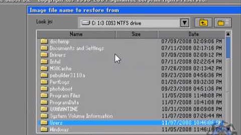 Push an image using systematic ghost