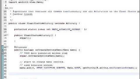 Mobile Programming Part 11: Explicit Intents And Menus