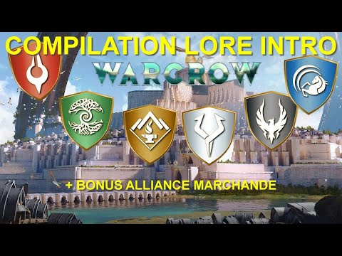 Corvus Belli's Warcrow | Compilation VF LORE INTRO of all factions + BONUS Merchant Alliance