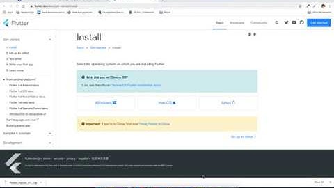 1. Cài đặt Flutter trên MacOS