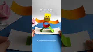 "How to Make a Paper Dancing Robot for Kids | Easy DIY Craft"