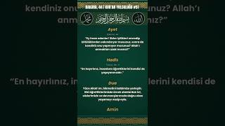 Bakara 44 Söyleyip Yapmamak Üzerine Uyarı 1 Ayet 1 Hadis 1 Dua