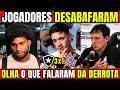 OLHA O QUE HUGO SOUZA E RODRIGO GARRO FALARAM DA DERROTA DO CORINTHIANS CONTRA O BOTAFOGO