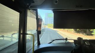 Brisbane Metro - Route M1 Inbound Front View POV Upper Mt Gravatt