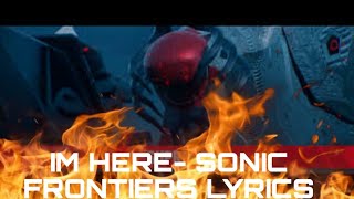 IM HERE - SONIC FRONTIERS [FULL]